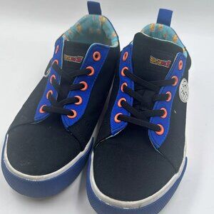Ground Up Dragon Ball Z Classic Low Top Canvas Size 3 Sneakers Black/Blue Youth